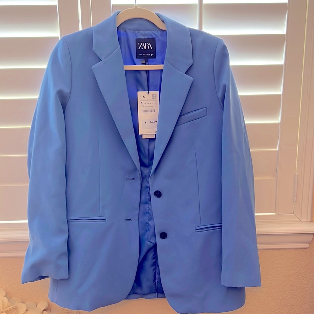 Zara Blue Blazer**Brand New, Never Worn**